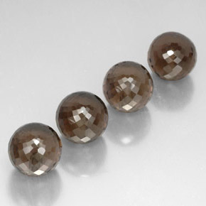 Quarzo fumé naturale marrone da  ct, sfera / palla, VVS-VS