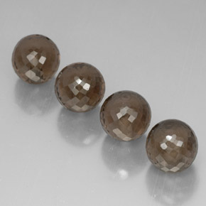 Quarzo fumé naturale marrone da  ct, sfera / palla, VVS-VS