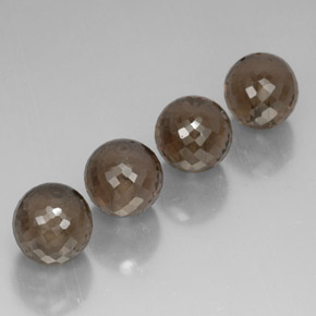 Quarzo fumé naturale marrone da  ct, sfera / palla, VVS-VS