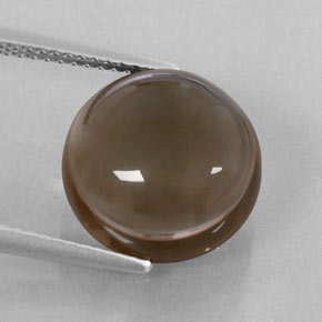 Quarzo fumé naturale marrone da 8,18 ct, trasparente, trasparente/traslucido