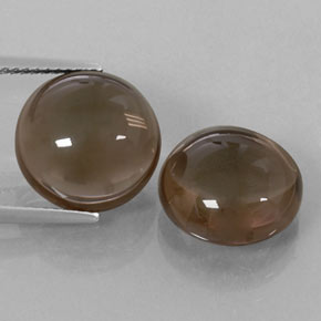 Quarzo fumé naturale marrone da 13,17 ct, trasparente, trasparente/traslucido