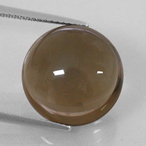 Quarzo fumé naturale marrone da 14,58 ct, trasparente, trasparente/traslucido