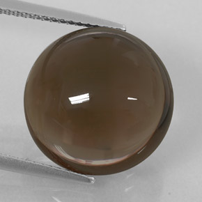 Quarzo fumé naturale marrone da 13,93 ct, trasparente, trasparente/traslucido