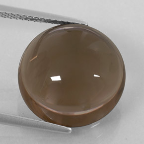 Quarzo fumé naturale marrone da 13,14 ct, trasparente, trasparente/traslucido