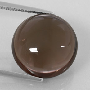 Quarzo fumé naturale marrone da 11,38 ct, trasparente, trasparente/traslucido