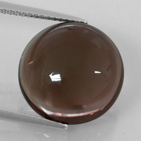 Quarzo fumé naturale marrone da 10,96 ct, trasparente, trasparente/traslucido