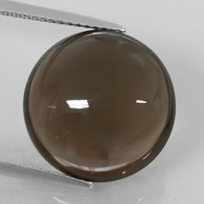 Quarzo fumé naturale marrone da 11,68 ct, trasparente, trasparente/traslucido