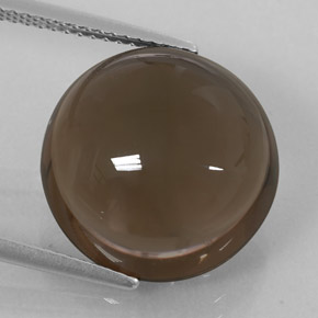 Quarzo fumé naturale marrone da 12,05 ct, trasparente, trasparente/traslucido