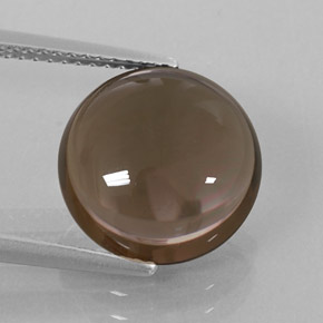 Quarzo fumé naturale marrone da 5,65 ct, trasparente, trasparente/traslucido