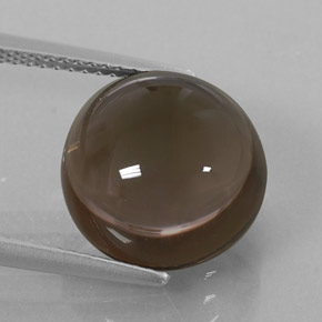 Quarzo fumé naturale marrone da 8,96 ct, trasparente, trasparente/traslucido