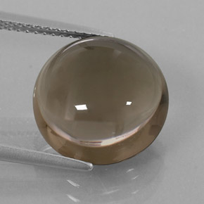 Quarzo fumé naturale marrone da 7,76 ct, trasparente, trasparente/traslucido