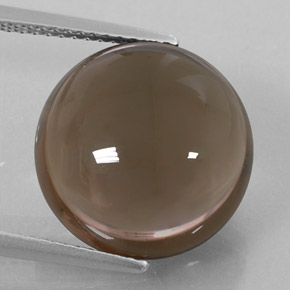 Quarzo fumé naturale marrone da 11,27 ct, trasparente, trasparente/traslucido