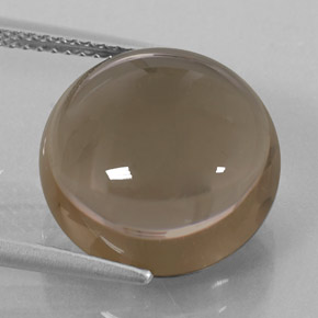 Quarzo fumé naturale marrone da 11,52 ct, trasparente, trasparente/traslucido