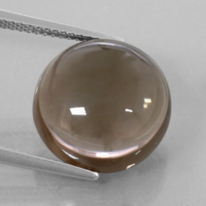 Quarzo fumé naturale marrone da 11,28 ct, trasparente, trasparente/traslucido