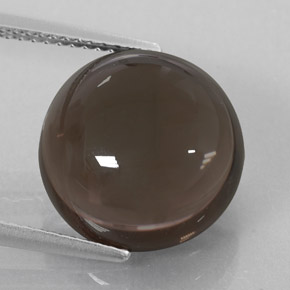 Quarzo fumé naturale marrone da 9,00 ct, trasparente, trasparente/traslucido