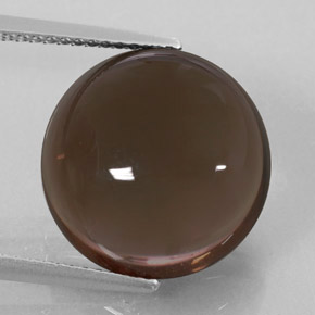 Quarzo fumé naturale marrone da 10,01 ct, trasparente, trasparente/traslucido
