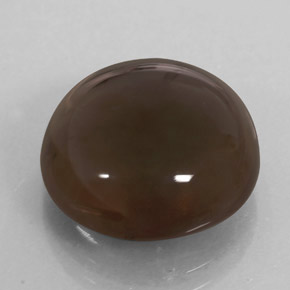 Quarzo fumé naturale marrone da 10,01 ct, trasparente, trasparente/traslucido
