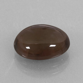 Quarzo fumé naturale marrone da 3,06 ct, taglio ovale, trasparente