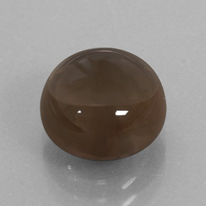 Quarzo fumé naturale marrone da 4,99 ct, taglio rotondo, trasparente