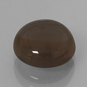Quarzo fumé naturale marrone da 2,66 ct, taglio rotondo, trasparente
