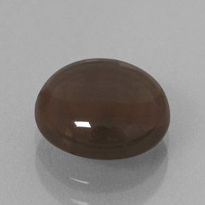 Quarzo fumé Marrone fumo naturale da 2.58 ct, Taglio rotondo, Trasparente