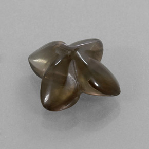 Quarzo fumé naturale marrone da 6,59 ct, trasparente, trasparente/traslucido