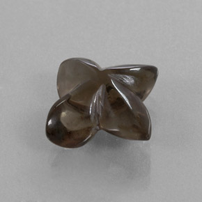 Quarzo fumé naturale marrone da 6,20 ct, trasparente, trasparente/traslucido
