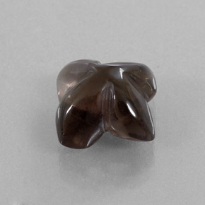 Quarzo fumé naturale marrone da 6,63 ct, trasparente, trasparente/traslucido