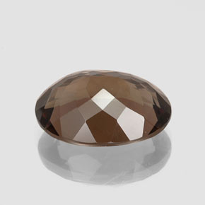 Quarzo fumé naturale marrone da 16,30 ct, taglio ovale, VS