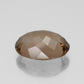 Quarzo fumé naturale marrone da 11,53 ct, taglio ovale, VS