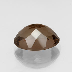 Quarzo fumé naturale marrone da 8,99 ct, taglio ovale, VS