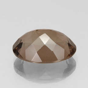 Quarzo fumé naturale marrone da 16,30 ct, taglio ovale, VS