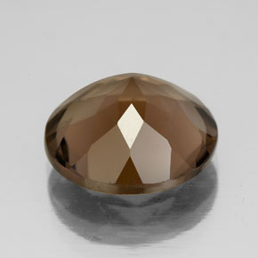 Quarzo fumé naturale marrone da 6,36 ct, taglio rotondo, VS