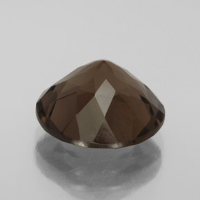 Quarzo fumé naturale marrone da 4,16 ct, taglio rotondo, VVS-VS