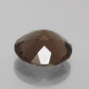Quarzo fumé naturale marrone da 5,89 ct, taglio rotondo, VVS-VS