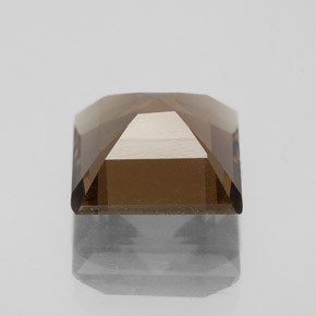 Quarzo fumé naturale marrone da 3,29 ct, taglio smeraldo, VS