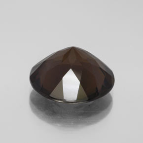 Quarzo fumé naturale marrone da 7,31 ct, taglio rotondo, VS