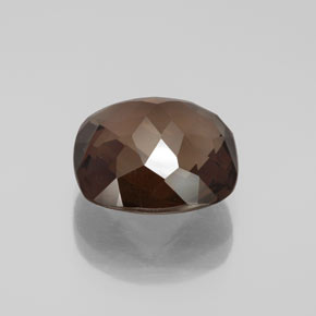 Quarzo fumé naturale marrone da 6,12 ct, taglio a cuscino, VS