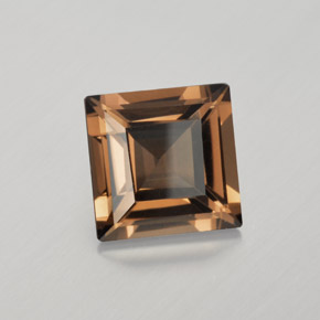 Quarzo fumé Marrone naturale da 4.03 ct, Quadrato, VS