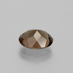 Quarzo fumé naturale marrone da 2,30 ct, taglio ovale, VVS-VS