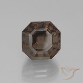 Quarzo fumé ombra marrone naturale da 8.98 ct, Ottagonale / Taglio smeraldo, VVS
