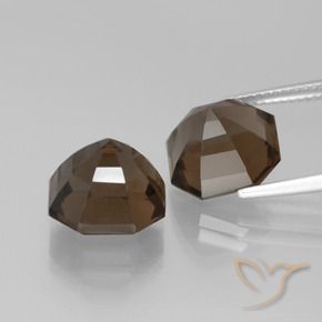 Gemme di Quarzo fumé Marrone scuro naturale da 11.29 ct, Ottagonale / Taglio smeraldo, VS