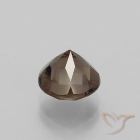 Quarzo fumé Hickory Brown naturale da 2.09 ct, Rotondo, VS-SI