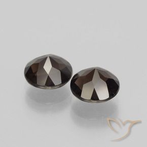 Gemme di Quarzo fumé Marrone Cannella Intenso naturale da 3.38 ct, Rotondo, VS