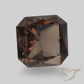 Quarzo fumé Marrone Cannella Intenso naturale da 9.03 ct, Ottagonale / Taglio smeraldo, VVS