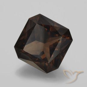 Quarzo fumé Marrone Cannella Intenso naturale da 10.44 ct, Ottagonale / Taglio smeraldo, VVS