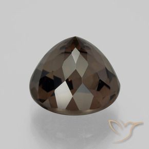 Quarzo fumé Marrone naturale da 5.78 ct, Rotondo, VVS