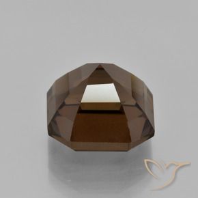 Quarzo fumé Marrone medio naturale da 9.54 ct, Ottagonale / Taglio smeraldo, VVS