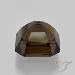 Quarzo fumé Marrone medio naturale da 9.84 ct, Ottagonale / Taglio smeraldo, VVS