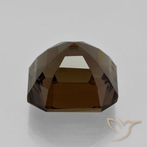 Quarzo fumé Hickory Brown naturale da 12.10 ct, Ottagonale / Taglio smeraldo, VVS